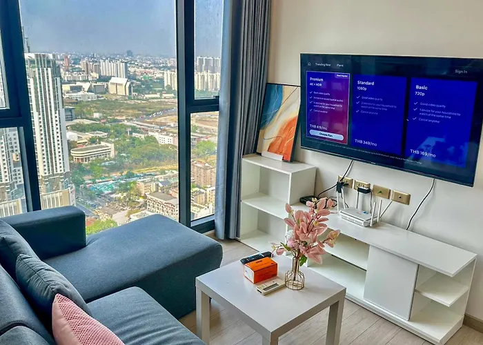 Luxury 1br Retreat For Couples & Nomads 公寓 曼谷