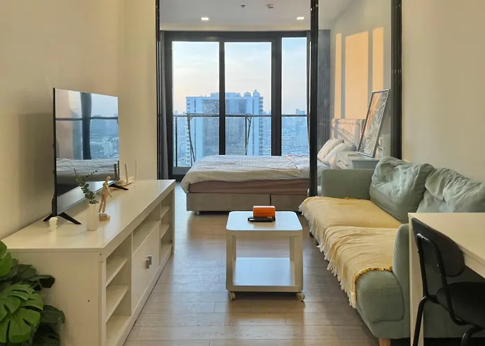 公寓 Luxury 1br Retreat For Couples & Nomads 曼谷