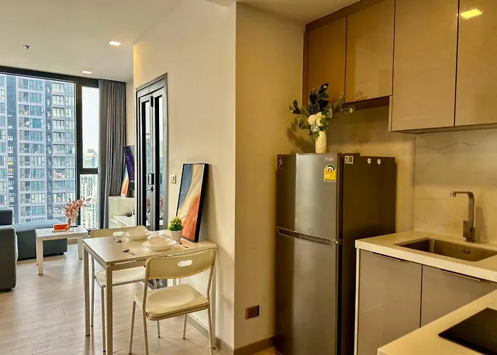公寓 Luxury 1br Retreat For Couples & Nomads 曼谷